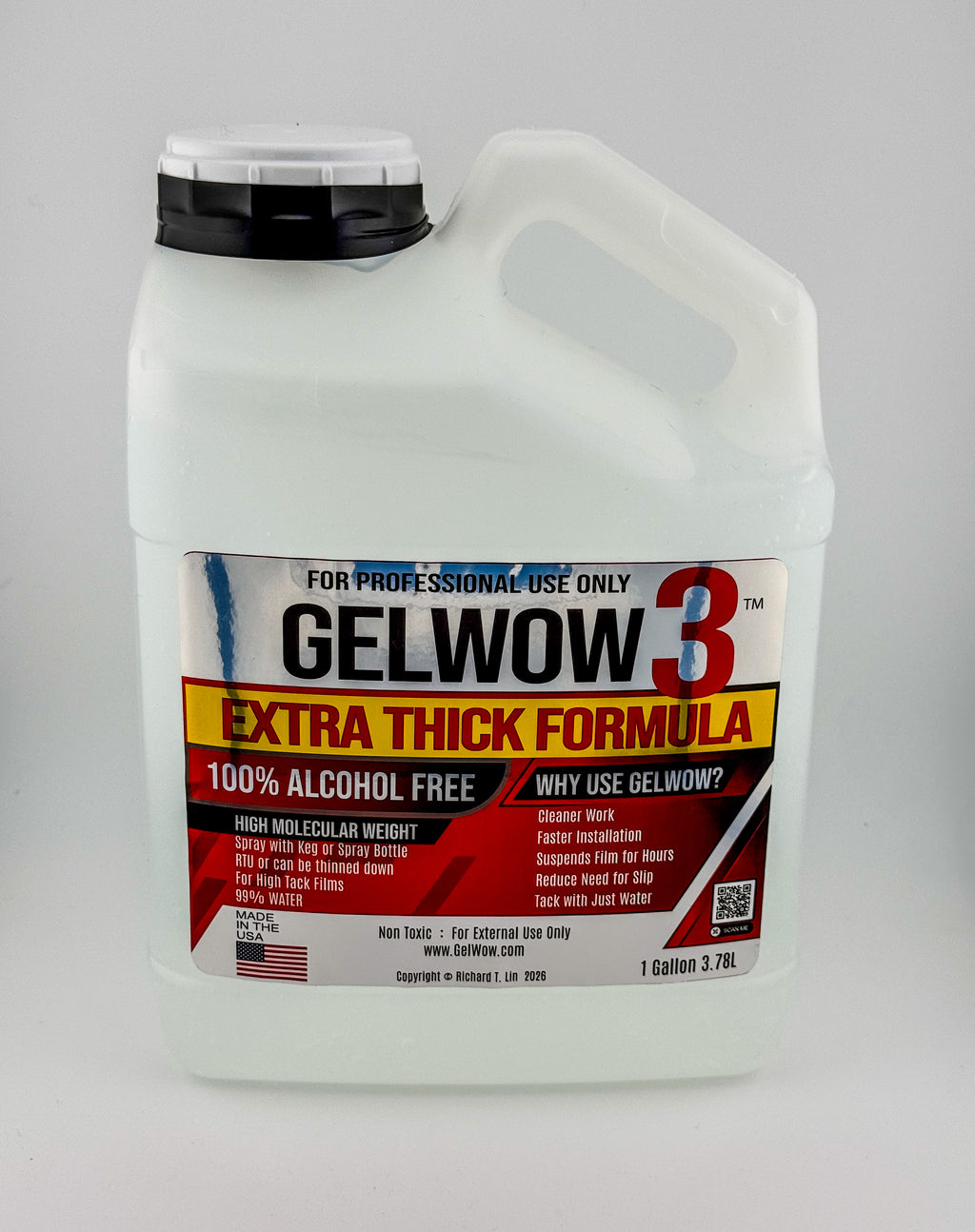 GelWow Extra Thick3 Gel for High Tack PPF & Tint Barrier