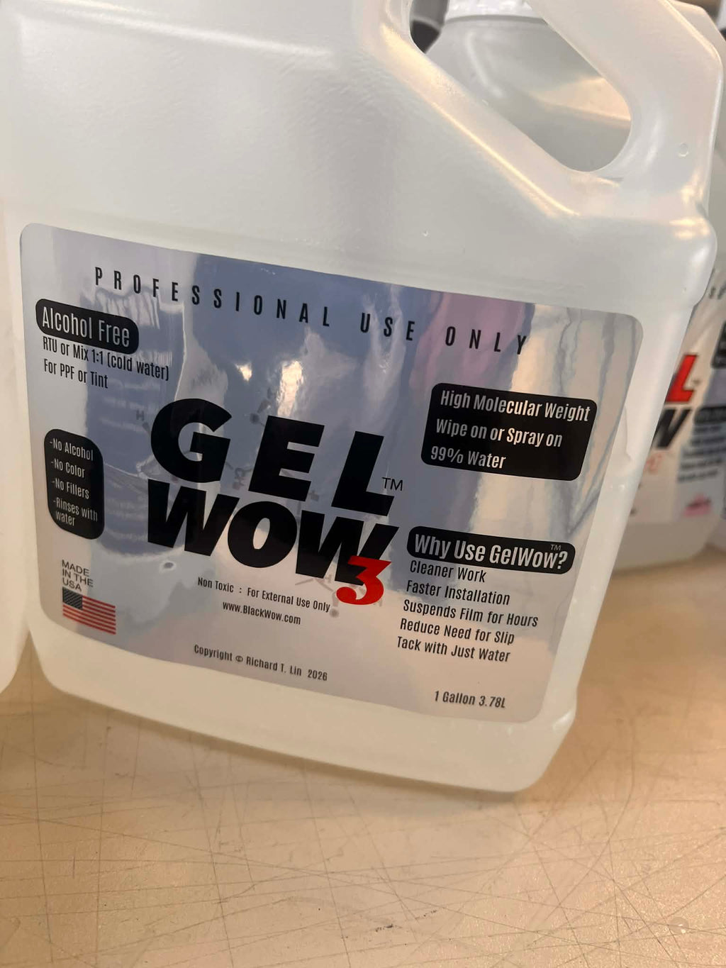 GelWow Extra Thick3 Gel for High Tack PPF & Tint Barrier