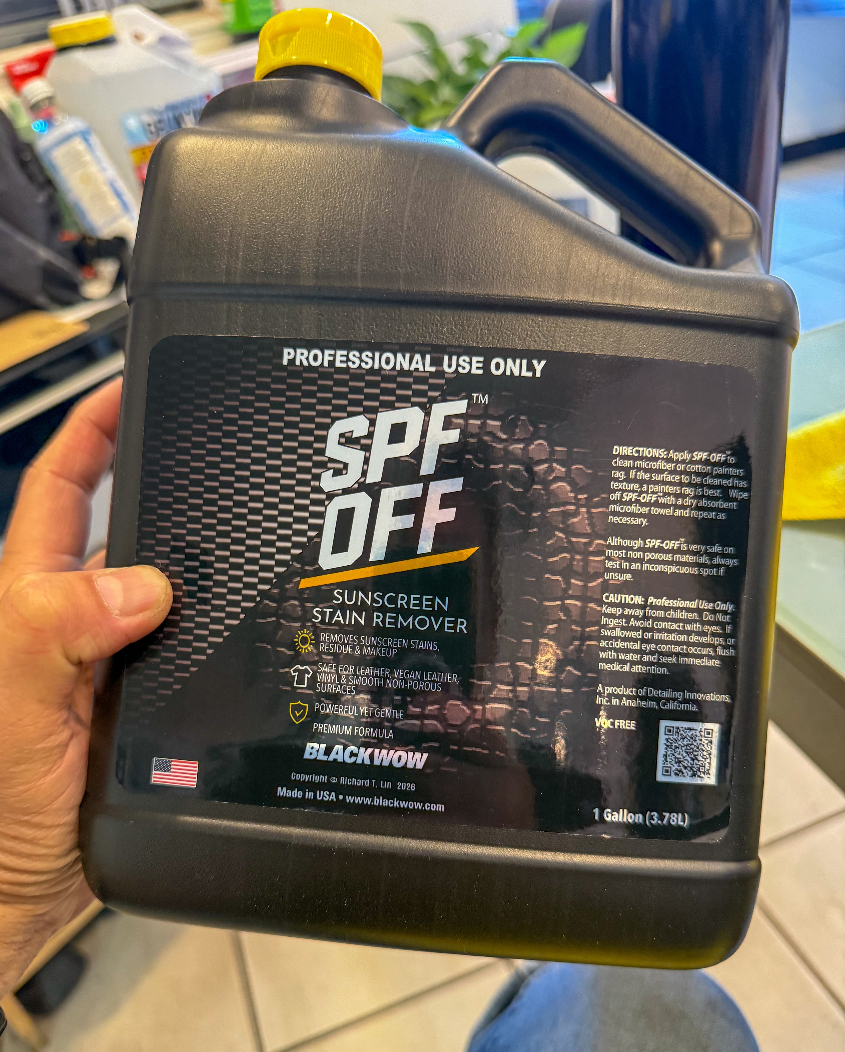 SPF OFF- The Only Sunscreen Remover